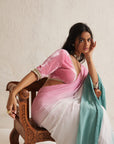 Gul Ombre Saree