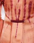 Mysha Suit Set - Salmon Plum Golden Silk Salwar Suit Set with Dupatta