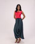 Aayat drape skirt