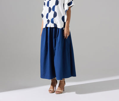 Royal Blue Pleated Pants