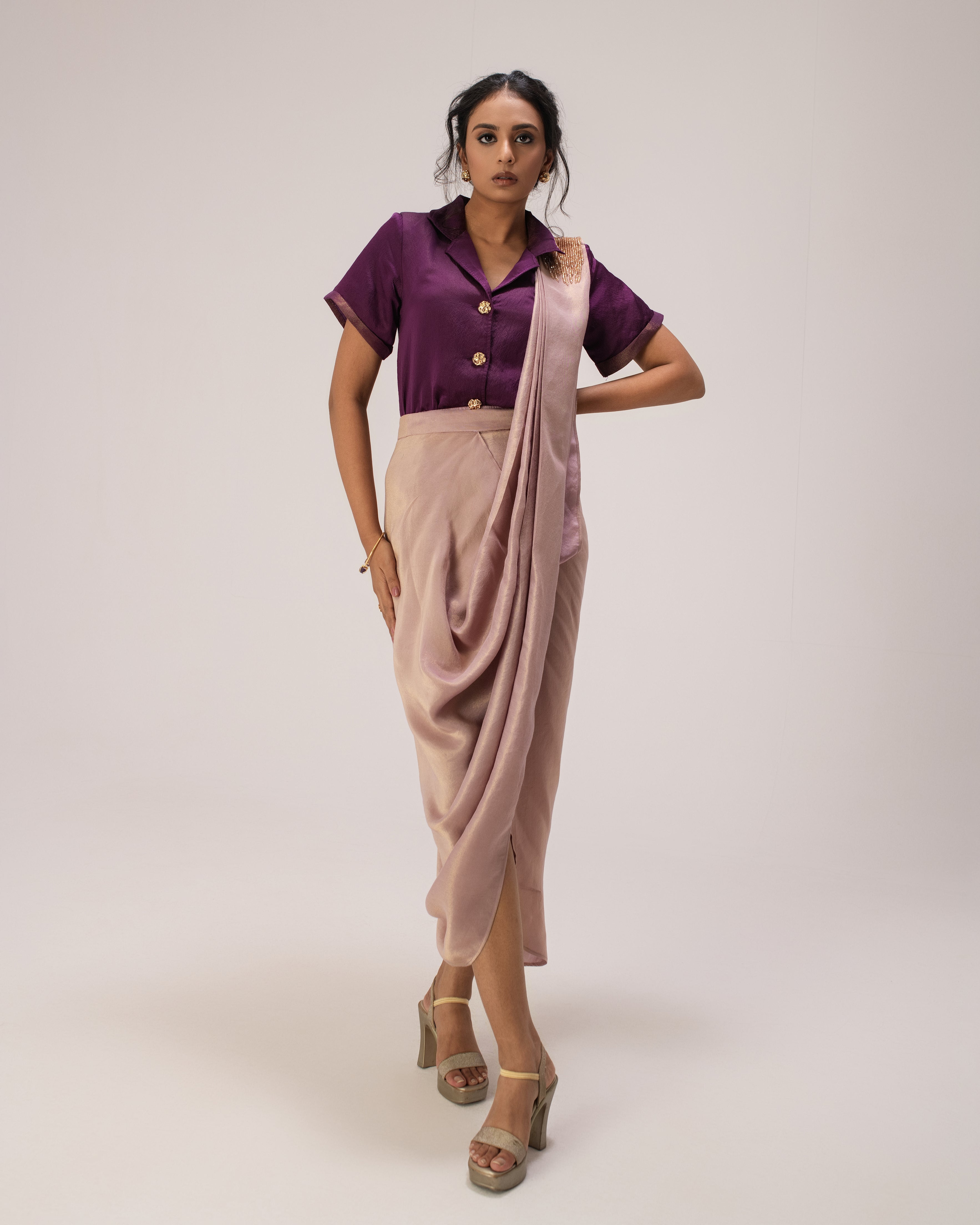 Avisha Drape Skirt