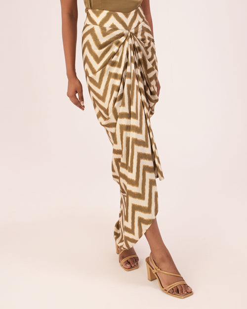 Viha Drape Skirt
