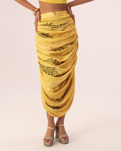 Vriti Cowl Skirt