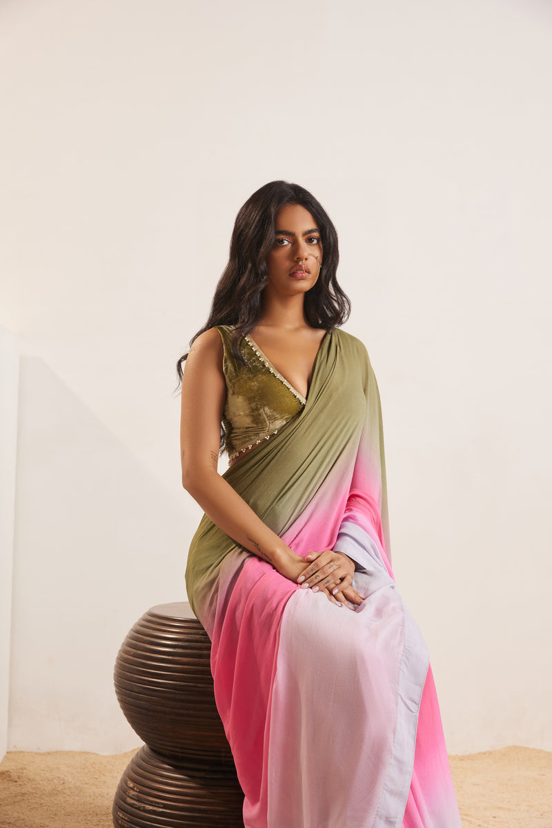 Triana Ombre Saree