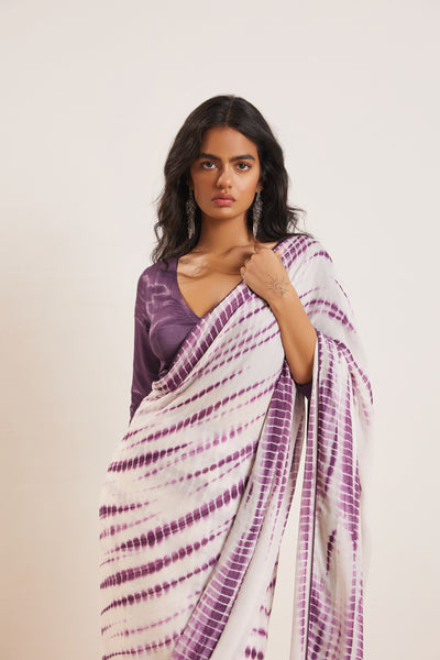Surmai Bandhni Saree