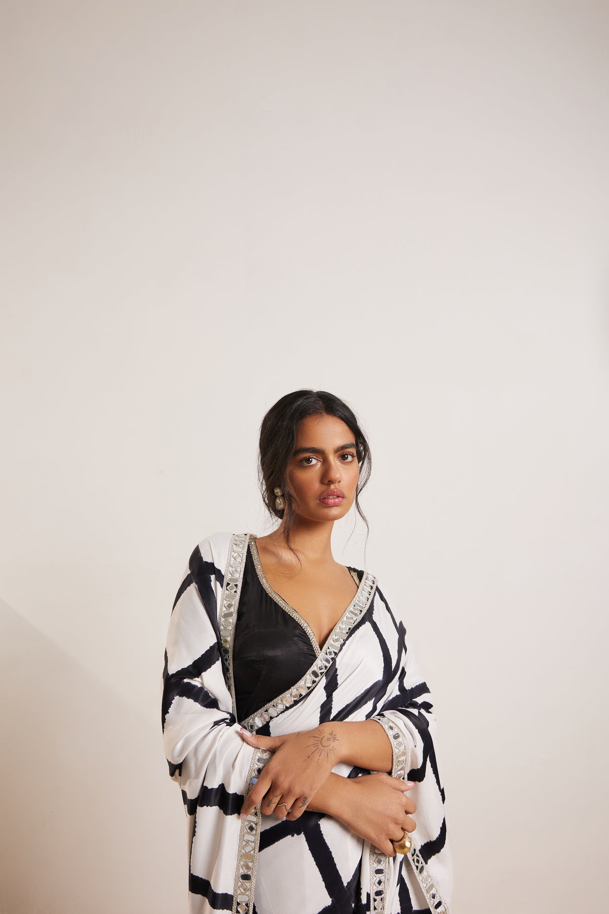 Anantra Chequered Saree