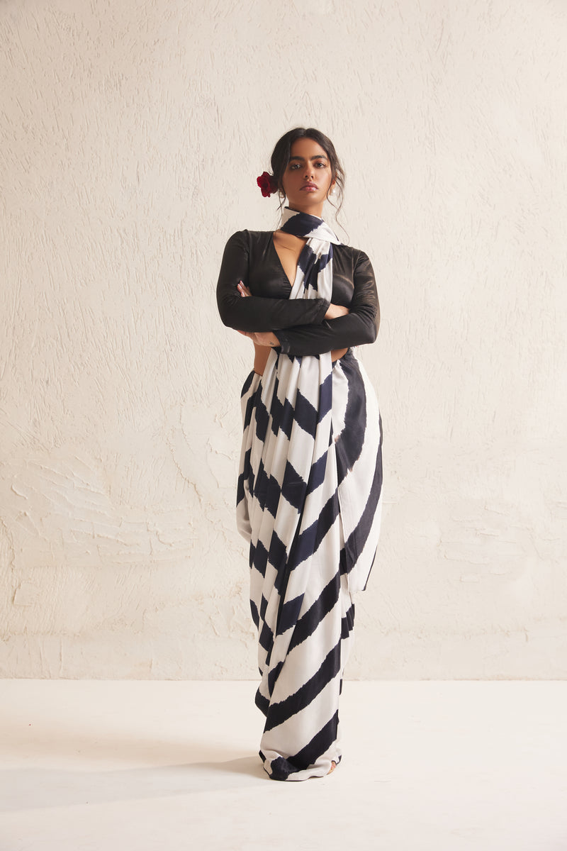 Dharai Striped Saree