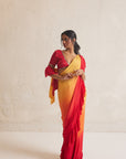 Arani Ruffled Saree