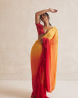 Arani Ruffled Saree