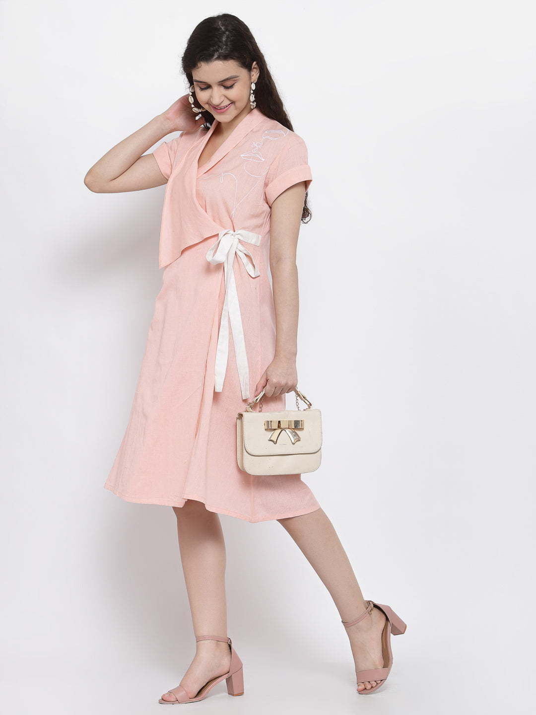 Hestia wrap Dress