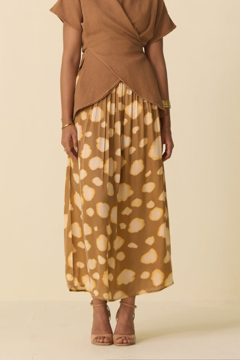 Hand Dyed Mousse Skirt