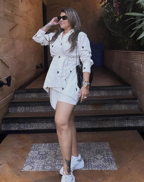Daisy Wrap Shirt — Dorabi customer photo