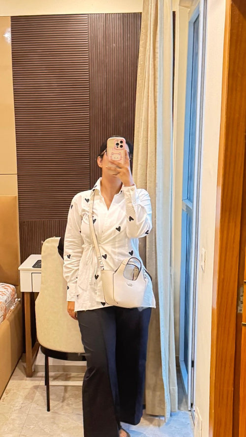 Daisy Wrap Shirt — Dorabi customer photo