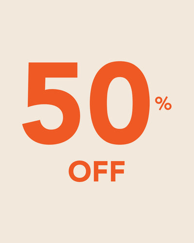 Flat 50% off